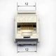 Модуль KeyStone RJ45 UTP, кат. 6, EPNew - изображение 6