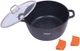 Кастрюля с антипригарным покрытием Bohmann BH 7350-32 MRB с двойным дном из литого алюминия кастрюля з кришкой - изображение 2