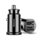 Адаптер для авто - зарядное устройство BASEUS Grain 2 порта - выходы 2USB (CCALL-ML01) черное - изображение 1