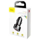 Адаптер автомобільний BASEUS Magic Series PPS with digital display 1USB / 1Type-C 6A QC4.0 / PD Black - зображення 7