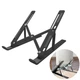 Регулируемая складная подставка для ноутбука LAPTOP STAND (черная) - изображение 1