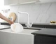 Змішувач для кухні з підключенням до фільтру Luxor Mercury White Granit 3D Prof білий + незалежний питний канал на змішувачі з фільтру - зображення 2