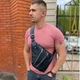 Мужская нагрудная сумка Кросс боди сумка слинг Cross Body Premium - изображение 3
