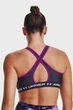 Жіночий сірий топ спортивний UA Crossback Mid Bra Under Armour XS 1361034-558 - зображення 2
