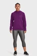 Женское фиолетовое худи Armour Fleece LC Hoodie-PPL Under Armour SM 1373055-514 - изображение 2