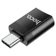 Перехідник Hoco UA17 Type-C Male to USB Female USB3.0 Чорний - зображення 3