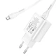 СЗУ Hoco N22 Jetta PD25W (1USB-C) + кабель Type-C to Type-C Белый - изображение 3