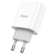 Мережевий зарядний пристрій Hoco C80A Rapido PD20W+QC3.0 Type-C + USB Білий - зображення 2