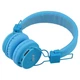 Бездротові Bluetooth Навушники з MP3 плеєром NIA-X2 Радіо блютуз Синій - зображення 3