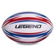 Мяч для регби №5 для взрослых LEGEND R-3288 белый-красный-синий - изображение 1