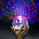 Светодиодный диско шар с подставкой рука для дома ZEPMA LED Fullcolor Rotating Lamp Золотой (XXX168) Б/У - изображение 2