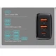 Сетевой адаптер Baseus Compact Quick Charger (2USB+Type-C) 30W 3A QC3.0+PD3.0, чёрный - изображение 7