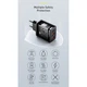 Сетевой адаптер Baseus Compact Quick Charger (2USB+Type-C) 30W 3A QC3.0+PD3.0, чёрный - изображение 9