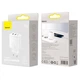 Зарядний пристрій Baseus Compact Quick Charger 2U+C 30W White (CCXJ-E02) - изображение 6