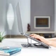 Подставка для ноутбука и планшета iPad MacBook Pro Air WIWU Lohas Laptop Stand S100 алюминиевая - изображение 4