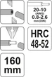 Знімач ізоляції Yato YT-2267 L=160 мм 0.8-2.6 мм - зображення 4