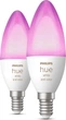 Лампа розумна Philips Hue E14, 5.3W(40Вт), 2000K-6500K, RGB, ZigBee, Bluetooth, димування 2 шт (929002294210) - зображення 1