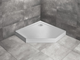 Душовий піддон RADAWAY Doros PT Compact Stone 90 SDRPTP9090-05-04S - зображення 3