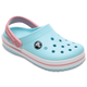 Сабо Crocs Crocband Kids Clog 27 р 15.8-16.6 см Детские Светло голубые 204537-C10 Ice Blue/White - изображение 2