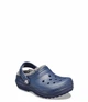 Детские сабо с мехом CROCS CLASSIC LINED CLOG T 25 Синий/серый 207009 - изображение 3