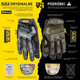 Тактичні Зимові Рукавички Mechanix Wear Coldwork Windshell, Чорні / Сірі S - зображення 7