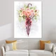 Картина Холстович Flower umbrella 30x40 см. Картина с цветочным зонтиком для офиса, гостиной, спальни, интерьера - изображение 4