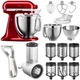 Кухонна машина KitchenAid Artisan 4,8 л 5KSM185PSECA з відкидним блоком карамельне яблуко - зображення 4