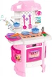 Детская Кухня 6696 Игровой набор, подсветка, звук, пар, 29 аксесуарів, "Technok Toys", в коробці - изображение 1