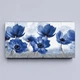Картина Холстович Field of blue flowers 30х60 см. Картина с синими цветами на стену для офиса, гостиной, кухни, спальни, интерьера - изображение 5