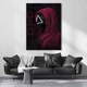 Картина Холстович Игра в кальмара 30x40 см. Картина на стену для офиса, гостиной, спальни, интерьера - изображение 2