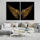 Модульная картина Холстович Angel Wings 60х40 см. Картина Крылья Ангела для гостиной, спальни, офиса, интерьера - изображение 1