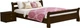 Кровать Estella Диана 160х190 ordf Массив 2Л4 Темный орех (7200638027) - изображение 1