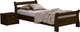 Кровать Estella Диана 90х200 ordf Щит Л2.5 Темный орех (7201655028) - изображение 1