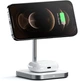 Бездротовий зарядний пристрій Satechi Aluminum 2 in 1 Magnetic Wireless Charging Stand Space Grey (ST-WMCS2M) - зображення 5