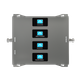 Универсальний Мощный 4-диапазонный LTE/DCS/GSM усилитель мобильного сигнала 800/900/1800/2100 МГц сотовой связи 2/3/4g - изображение 4