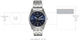 Наручные часы Casio MTP-1335D-2A2VDF Темно-синие с серебристым новаторские - изображение 1