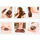 Роликовый массажер SmartUS Massage pillow 4 массажная подушка с инфракрасным подогревом для массажа спины и шеи автомобильная GHM 8028 (v2473) - изображение 6