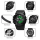 Тактические военные часы Premium Skmei 57243 (Серия Military) Черные - изображение 3