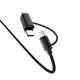 Дата-кабель HOCO Combo Lightning/Micro USB/Type-C Multi-Way X41 |1m, 2.4A| black - зображення 1