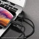 Дата-кабель HOCO Combo Lightning/Micro USB/Type-C Multi-Way X41 |1m, 2.4A| black - зображення 3