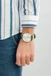 Наручные часы Casio MTP-VT01L-3BUDF Серебристые со светло-зеленым - изображение 4