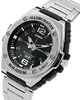 Стильные наручные часы Casio MWA-100HD-1AVEF Черные с серебристым - изображение 4