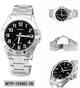 Наручные часы Casio MTP-1308D-1BVDF Черные со стальным ремешком - изображение 1