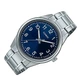Наручний годинник Casio MTP-V005D-2B4UDF Сталевий з синім в мінімалістичному дизайні - зображення 1