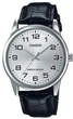 Наручные стильные часы Casio MTP-V001L-7BUDF Серебристые с черным - изображение 2