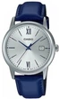 Стильные наручные часы Casio MTP-V002L-2B3 UDF Серебристые с синим - изображение 1