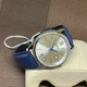 Стильные наручные часы Casio MTP-V002L-2B3 UDF Серебристые с синим - изображение 4