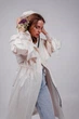 Плащ тренч дизайнерський дощовик Parasol’ka L Ivory White – водонепроникний плащ для подорожей, міста та туризму - зображення 9