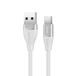 Кабель Remax RC-075a USB-A - Type-C Jell Series Fire-Cold Resistant 2.1A 1м White - зображення 1