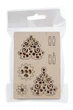 Механический 3D пазл UGEARS Фиджеты-Новогодняя магия. Набор из 4 шт. (70043) - зображення 3